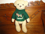 Wooly Teddy Bear Rocking Horse Hand Knitted Sweater Fully Jointed 10 inch