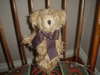 Germany Teddy Bear Jointed Curly Soft Faux Mohair 12 inch Sunkid Button