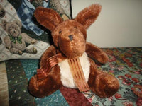 Baby KANGAROO Squishy Velvety Soft Brown Plush Toy 6 inch