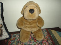 AG Carlton Cards Heartwarmers SHAR PEI DOG Plush 14 Inch Felt Nose