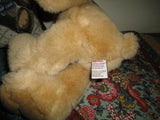 Gund 1995 Brown Bear with Patchwork Heart 14 inch