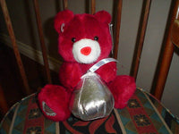 Valentines Day Hersheys Kiss Talking Bear Stuffed Plush 2005 Battery Operated