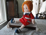 GANZ KNICKERBOCKER Little Orphan ANNIE Doll 2 feet tall