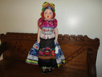 Budapest Hungary 1930's Antique Doll 17 inch Handmade Original Costume