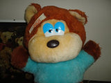 Vintage Antique Ouch Teddy Bear 14 inch Stuffed Plush Ontario Canada