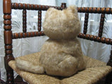 Vintage Dutch Sitting Tabby Cat Plush 26 CM No IDs