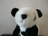 PANDA Plush Fully Jointed Swivel Head RARE UNIQUE Vinyl Paws CHUBBY Body 15 inch