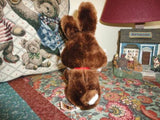 Heunec Germany Vintage Brown Bunny Rabbit Plush Toy