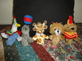 Circus Animals Set of 5 Finger Puppets