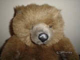 A&A Fancy Zoo Pot Belly Plush Teddy Bear 11 inch Light Brown 9430 1994