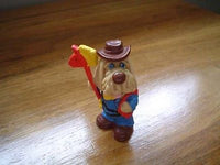 Ganz Wrinkles Dog Rubber Figure 1986 Vintage Cowboy 2.5 Inch
