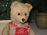 Antique Thuringia Germany Blonde Mohair Bear 1920s