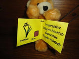 Ganz 1994 Miniature LEO Birthday Horoscope Bear P1665