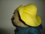 Vintage PADDINGTON BEAR Fully Jointed 12 inches Shaggy Plush