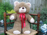 Vintage Brown Teddy Bear Plush Megapool Holland 20 inch RARE