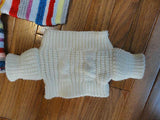 4 Handmade Knitted Sweaters for Dolls or Teddy Bears