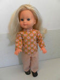 WILDEBRAS Europe Seventies Teen Doll in Original Clothing 40cm / 15.75 in