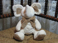 Tiamo Holland Baby Safe Elephant Plush with Rattle 26 CM