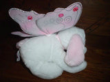 Ganz Heritage Fairy Dust Puppy Plush Jeweled Wings Pink and White