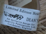 Dean's Rag Book UK Limited Edition Majesty HRH Golden Jubilee Mohair Teddy Bear