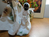 Wooden Dolls Black Mother Baby & Girl Handmade Creaciones KATY Puerto Plata DR