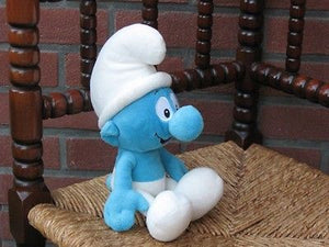 Belgium SMURF Baby Safe Doll Peyo Puppy SA IMPS 2008 28 CM