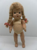 Antique French 1930s Doll Little Red Riding Hood Mohair Wig 13 inch