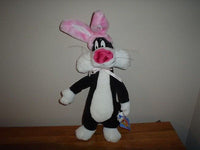 WB Looney Tunes Sylvester 18 inch Big Cat Easter Bunny Ears Plush 1998