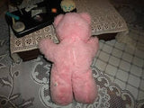 Antique Wendy Boston UK Bear Pink Plush 13 in. with Tag