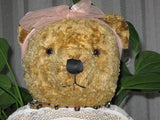Antique Sonneberg Thuringia Germany Girl Bear 20 Inch 1930s