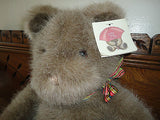 Vintage 1986 Gund MacIntosh Bear Nr 2036 With Tags 16 inch