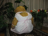 Antique 20 Inch Sonneberg Thuringia Germany Old Girl Bear 1940s