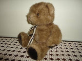 Vintage Faux Mink Plush CARNABY Bear 13 Inch w tag