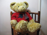 Jumbo 27.5 Inch UK CHRISTMAS TEDDY BEAR Knitted Sweater Xmas Tree