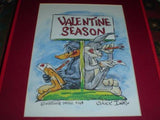 WB Tyco Chuck Jones Bugs Bunny & Daffy VALENTINE SEASON Framed Giclee Art Print