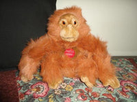 Plushland 2003 TALKING ORANGUTAN MONKEY Handmade