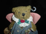 Russ Berrie Harmony Bear 1814 Fully Dressed With Basket