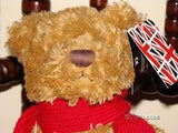 Harrods Bear Red Union Jack With Baby in Scarf 91773