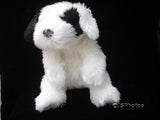 Gund Shaggy Dog 41346 Black and White 17" Handmade 2001