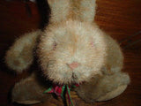 24K Mighty Star Brown Bunny Rabbit Plush Toy 7 Inch 5322 Vintage 1987