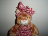 Russ Berrie Kittra Kitten Cat 7 Inch Handmade 100430