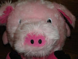 Talking Pink Pig Puppet Plush Battery Operated Toy