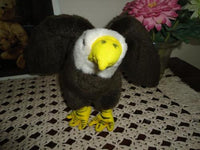 Bald Eagle Incredible Petables Stuffed Plush 8 inch Retired