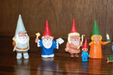 David The Gnome Set of 11 Rubber Toy Figures Religious St Nicholas