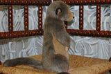 K&M Int USA Brown Gray Meerkat 11 Inch Stuffed Animal Plush 1994