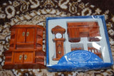 Brand New Real Wood Miniature Doll House Furniture Extra Cabinet