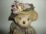 Bearington Bear MRS KNITTER PEARL CAT Handcrafted Jointed Limited Edition Retire