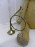 Old Antique Metal Brass Hunting Horn Bugle Good for Bear or Doll Display