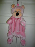 Teddy Bear Pink Backpack School Bag Stuffed Plush Back Pack 20 inch