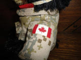 Canada Armed Forces BLACK BEAR Plush Silent Soldier Support Our Army